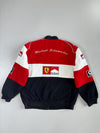 Vintage Ferrari F1 Michael Schumacher World Championship Marlboro Vodafone Racing Bomber Jacket (XL)