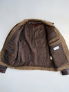 ZVintage Fabiani Pure Leather Utility Bomber Jacket RARE (L)