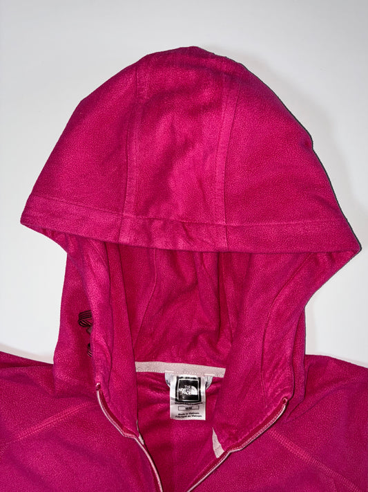 The North Face Women’s Pink Half-Zip Pullover Fleece Hoodie (S/M)