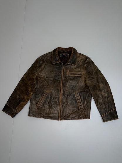 ZRoute 66 ORIGINAL Leather Jacket (RARE VINTAGE)  (L)