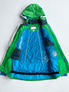 Vintage Columbia Green White Hooded Ski Jacket (XL)