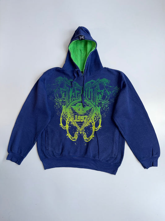 Ultra RARE Vintage Tapout "1997" MMA Graphic Hoodie (XL)