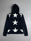 Tommy Hilfiger Navy Flag Logo Full Zip Hoodie (S)