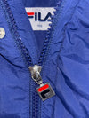 Fila | Navy White Lime Colorblock Hooded Windbreaker (S)
