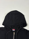 Nike Vintage Swoosh Short Sleeve Full-Zip Hooded Sweatshirt Women's – Black (XXS)