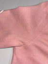 Roots Athletics | Pink Script Sleeve Zip-Up Hoodie (XS)