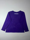 Lacoste | Purple “LACOSTE” Graphic Longsleeve  (M)