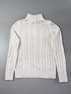 Polo Ralph Lauren Cable Knit Quarter-Zip Sweater – Cream (S)