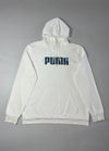 PUMA Big Logo Pullover Hoodie – White – (XL)