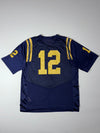 Under Armour | Navy Football Jersey #12 (2XL)