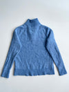 Tommy Hilfiger Blue Lambswool Quarter-Zip Sweater (XS/S)