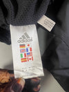 Adidas Half-Zip Short Sleeve Windbreaker Pullover — Black (XL)