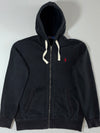 Polo Ralph Lauren Black Zip-Up Hoodie  (M)