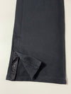 New Balance Black Wide Leg Snap Hem Sweatpants (W:26) (L:40)