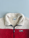 Fila Reg Fit Colourblock Sherpa Fleece Full-Zip Jacket (S)