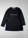 Columbia | Black Raglan Sports Tee – Mesh Panel Full Sleeve | (M)