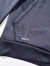 Nike Dri-FIT Black Swoosh Full-Zip Performance Hoodie (S)