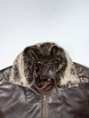 Vintage (Detechable Furr Coller) Premium Original Leather Jacket (M)