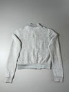 Puma Quilted Grey Bomber Jacket (Women's) (S)