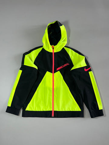 Nike Mercurial Volt & Black Hooded Windbreaker Jacket (S)