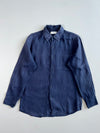 Uniqlo Navy Blue Premium Linen Shirt(M)
