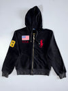 Polo Ralph Lauren USA Flag Big Pony Zip Hoodie Embroidered logo (S)