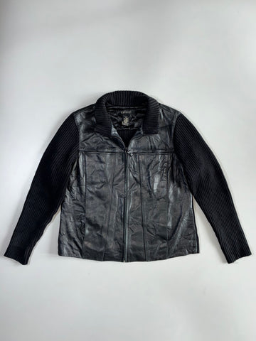 Lane Bryant Premium Original Leather Jacket (M)
