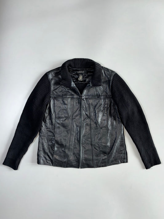 Lane Bryant Premium Original Leather Jacket (M)