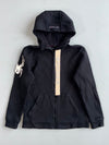 Spyder Black Knit Fleece Full-Zip Hoodie(S/M)