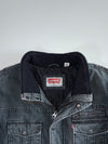 Levi’s Faded Black Sherpa-Collar Workwear Jacket (XL/2XL)