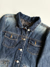 Polo Jeans Co. Ralph Lauren Dark Wash Denim Trucker Jacket  woman’s  (XS)