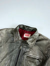 Vintage Levi’s Olive Leather Jacket (XL)