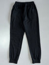 Adidas Black Logo Fleece Joggers Elastic (W:26|L:38)