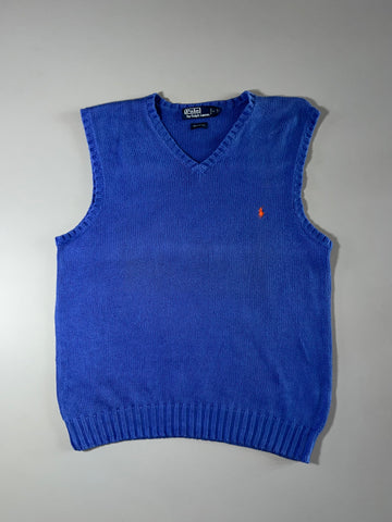 Polo Ralph Lauren | Royal Blue Knit Sweater Vest (M)