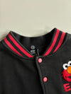 Sesame Street Elmo x Stayreal Varsity Jacket Black Red (M)