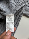 Chaps Cable-Knit Crewneck Sweater – Grey (L)