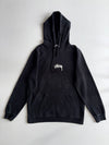 Stussy Stock Logo Black Hoodie (XL)