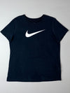 Nike Swoosh Logo T-Shirt – Black, (M)