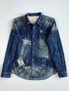 Buckaroo 1950 Distressed Denim Western Shirt(S)