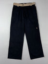 Dickies Skateboarding Two-Tone Black Workwear Pants (W:34) (L:42)