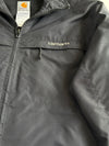 Carhartt Black Fleece-Lined Nylon Jacket(Xl/2Xl)