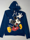 Disney Mickey Mouse Oversized Graphic Full-Zip Hoodie – Navy Blue (XL)