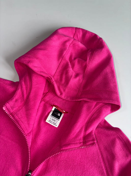 The North Face Full Zip Hooded Fleece Jacket Pink Women’s (L)