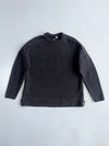 Adidas Black Crewneck Sweatshirt (Zip Hem Pockets) (M)