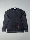 Stone Island Garment Dyed Wool Knit Sweater – Charcoal, STARS Raccoon (M)