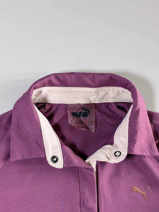 Puma Women's Mauve Purple Long Sleeve Golf Polo – (XS)