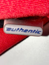 Vintage Stussy Made In USA Colourblock Red Navy Hoodie Oval Logo  (M)