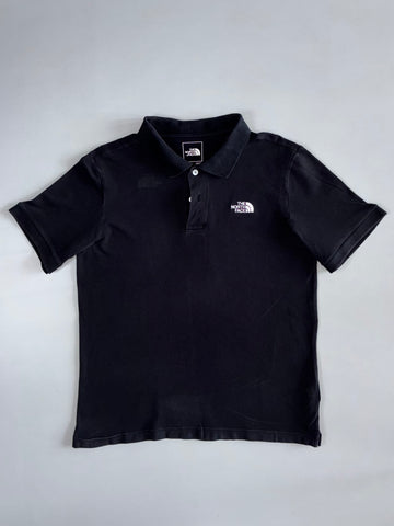 The North Face Vintage Black Polo T-Shirt (L)