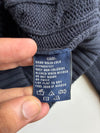 Ralph Lauren Sport Navy Cable Knit Zip-Up Hoodie (S)