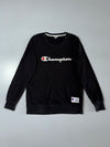 Champion Big Logo Sweatshirt – Black, (S)